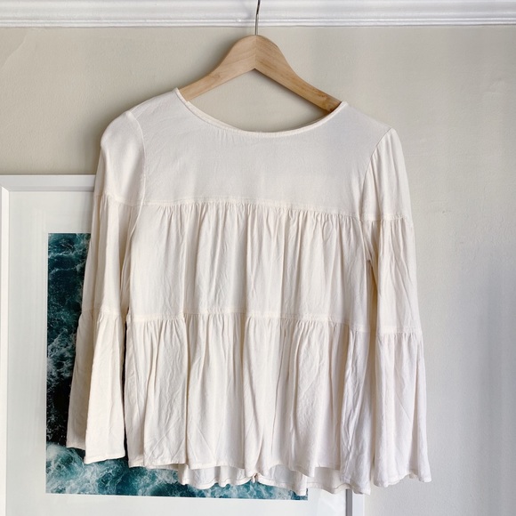 Madewell Tops - Madewell tiered button-back top